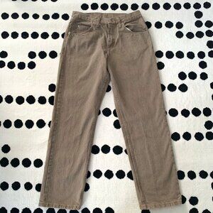 Wrangler Men's Straight Jeans in Tan